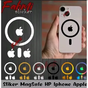 Stiker magsafe  cocok untuk semua HP ukuran 5.5x8cm bahan lentur
