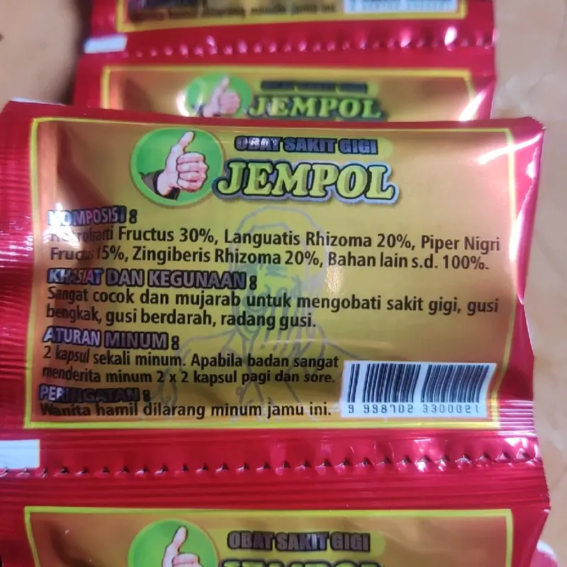 Obat sakit gigi dan gusi cap jempol Ampuh 5