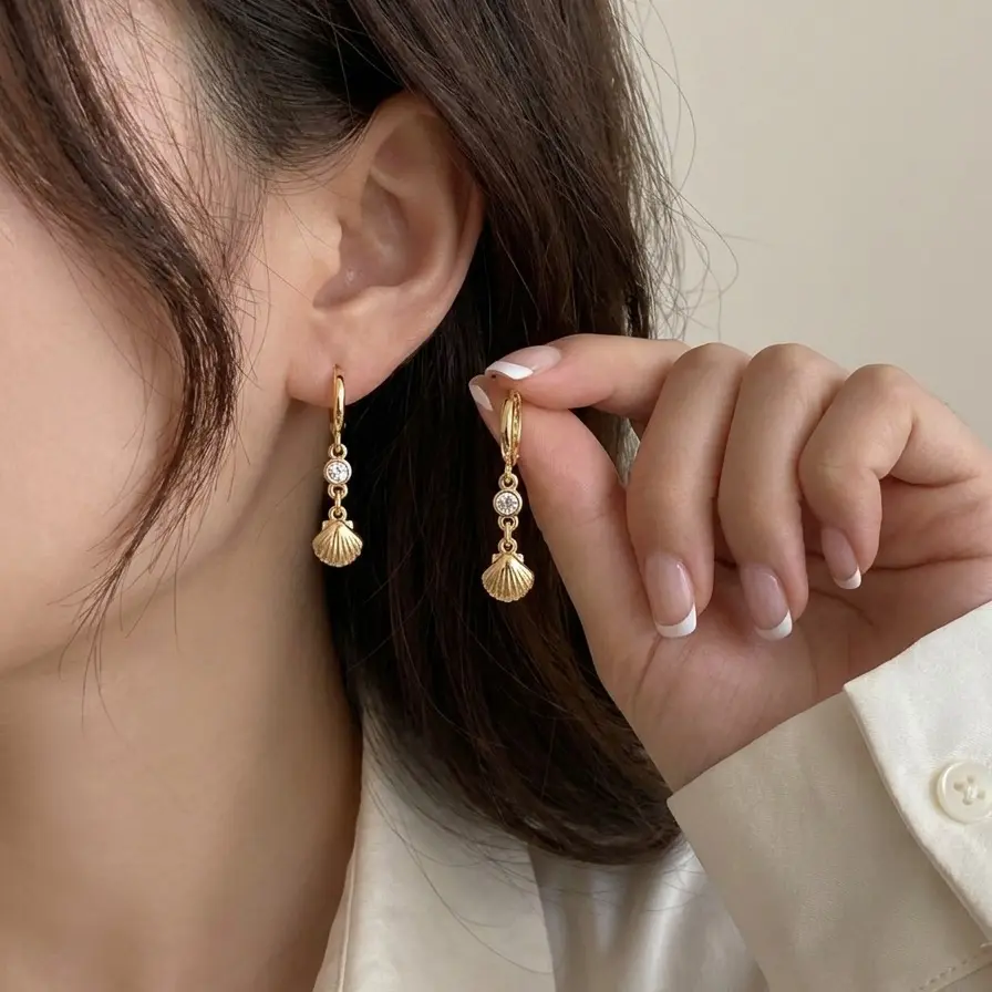 Anting Berlian Anting Wanita Anting Titanium Anti Karat Anti Luntur