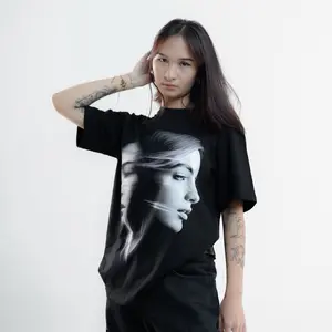 WRLD STUDIOS OVER IT - Kaos Regular Fit Lengan Pendek 100% Cotton Combed 20s (200-210 GSM) Reguler Grapich Tee Streetwear Unisex Pria dan Wanita