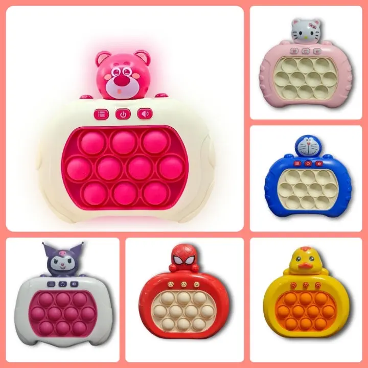 Mainan Pop It Elektrik LED Display Level - Berbagai Karakter dan Model Terbaru - Fidget Toys Anak 4