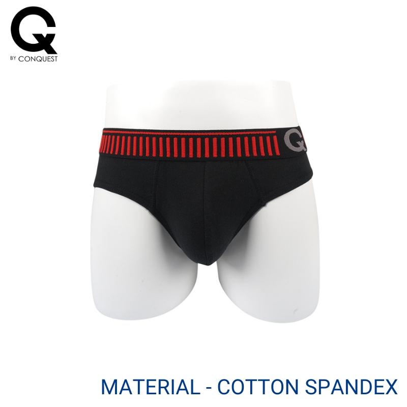 CQ BY CONQUEST Extra Size Men Underwear Cotton Spandex Mini (3 Pcs) Q5304 1