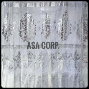 Vitrase print GOLD / FITRAS PRINT / vitras batik / daleman gorden