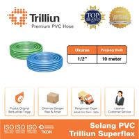 Gambar Selang Air PVC Trilliun Superflex 1/2" Inch - 10 Meter - Biru dari Trilliun Kab. Pasuruan 2 Tokopedia