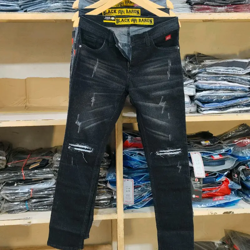 Blackbaron celana jeans sobek pria celana panjang pria model slimfit skinny bahan stret melar 5
