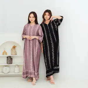 Daster Midi Rempel Kekinian Vol. 1 OLIVIA Baju Tidur Bahan Rayon Arnisa