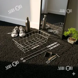 Kranjang Chrome Keranjang besi MTB fixi minion Federal Kranjang universal CHROME krum Outdoor Sepeda lipat