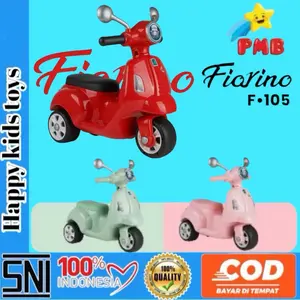 Motoran Vespa Anak Pmb F105 Pmb Fiorino F105 mainan anak sepeda anak motoran anak Mainan Toys