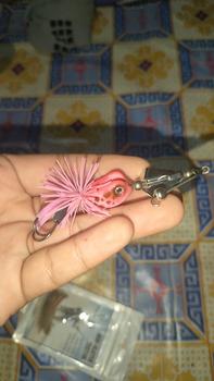 Product Review of Buzzbait Mini Slater Tiktok tektok 7 gram Propeler Berisik Umpan Casting Gabus Snakehead Top Water Ikan from R**A 0