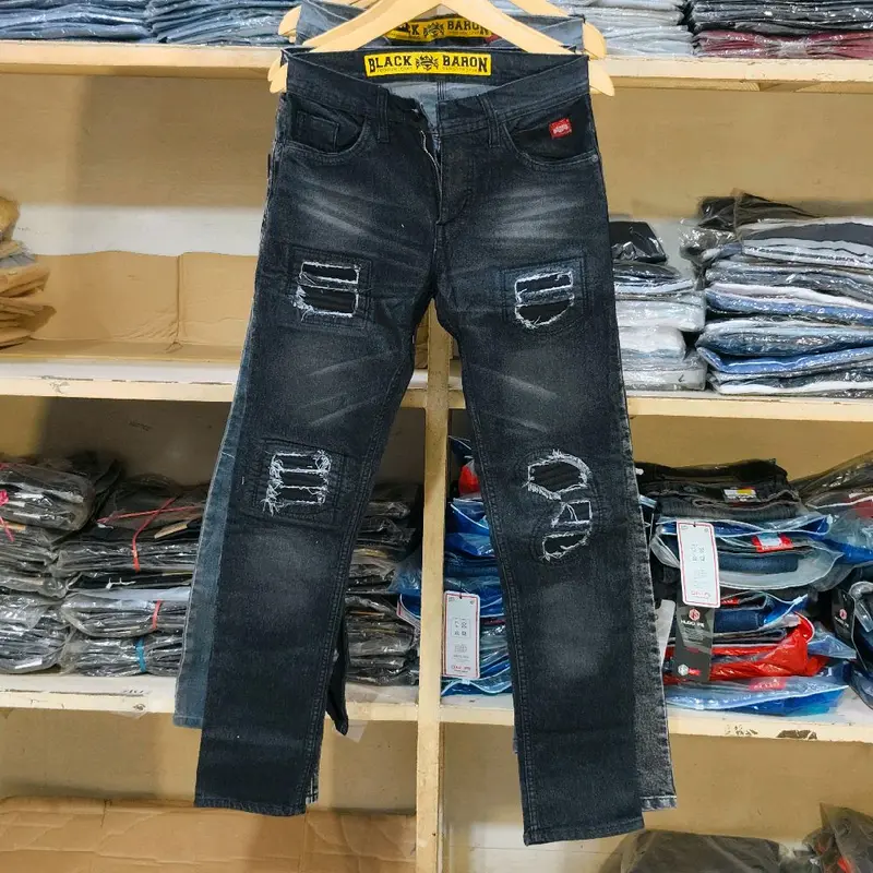 Blackbaron celana jeans sobek pria celana panjang pria model slimfit skinny bahan stret melar 6