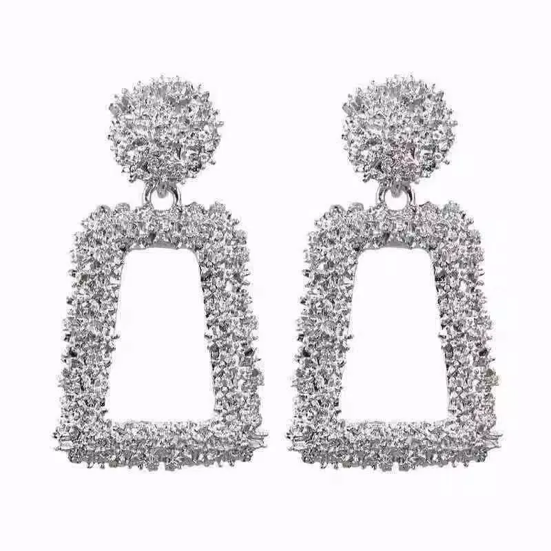❀Cc❀ FA52 Anting Panjang Wanita kotak Earrings Jewellery 2
