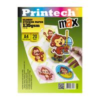 Gambar Photo / Glossy Paper Printech Glossy Sticker MAX A4 135gsm - 02004-N dari printech Kota Administrasi Jakarta Utara 1 Tokopedia