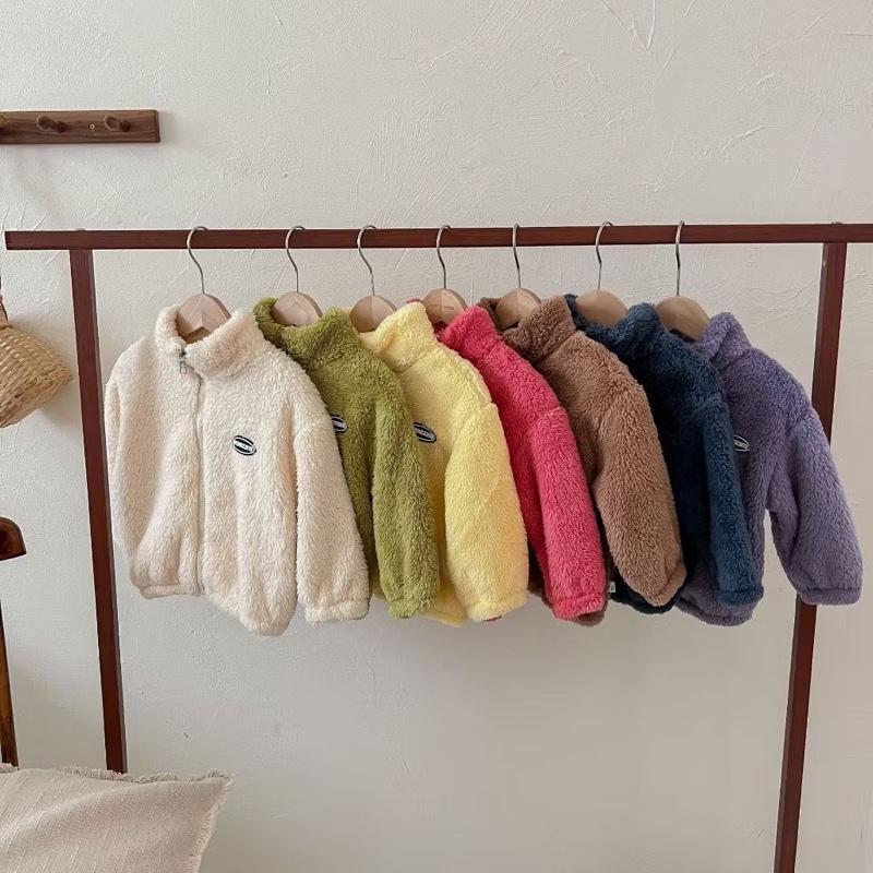  Áo khoác lông cardigan cho bé mẫu mới có khoá kéo ấp áp cho cả bé trai và bé gái 6-18kg nhiều màu sắc dễ thương 