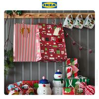 Gambar IKEA VINTERFINT Tas Kado / Paper Bag Pola Campuran Merah 26x35cm Set Isi 2pcs dari IKEA Indonesia Kota Administrasi Jakarta Timur 3 Tokopedia