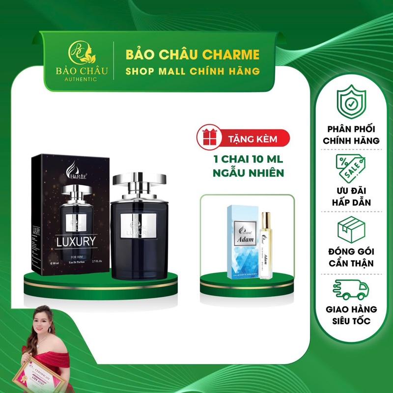 Luxury 80ml nước hoa Charme mùi Nam Cosmetic Perfume - Tặng kèm chai 10ml bất kỳ