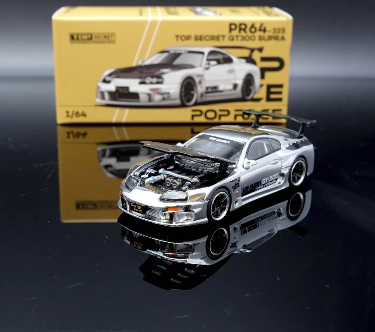 top secret tas 2025 gold chrome set limited edition mini gt 164