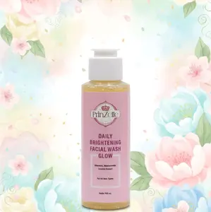 PrinZelle Skincare Brightening Facial Wash Glow with Niacinamide Pembersih Wajah yang Mencerahkan dan Melembabkan