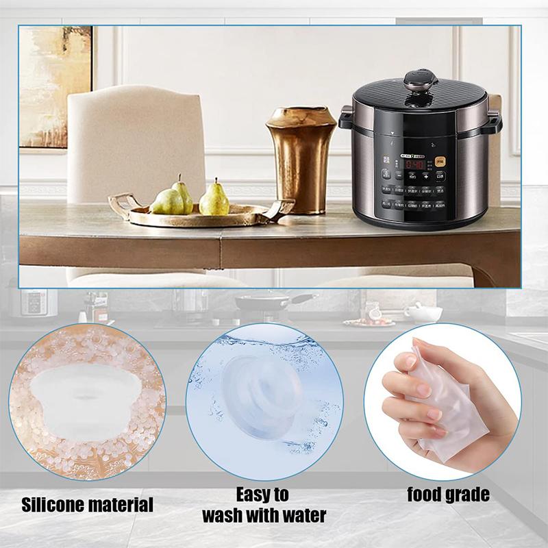 Product Introduction of Electric Pressure Cooker Float Valve Parts Floating Seal Strip Non-Toxic Sealer Gasket Sticker Rubber Ring 11