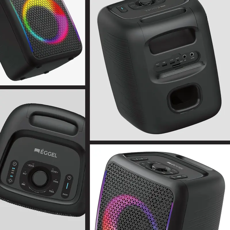 Eggel Fortis 2 Portable Party Speaker with RGB Lights 7