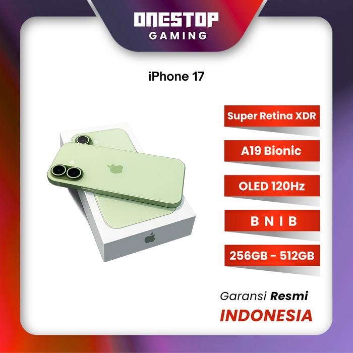Gambar [ PICKUP / KURIR TOKO ] Apple iPhone 17 256GB 512GB A19 Chip Lavender Sage Mist Blue White Black Garansi Resmi Apple - 256GB, Black dari Onestop Gaming Kota Administrasi Jakarta Pusat Tokopedia