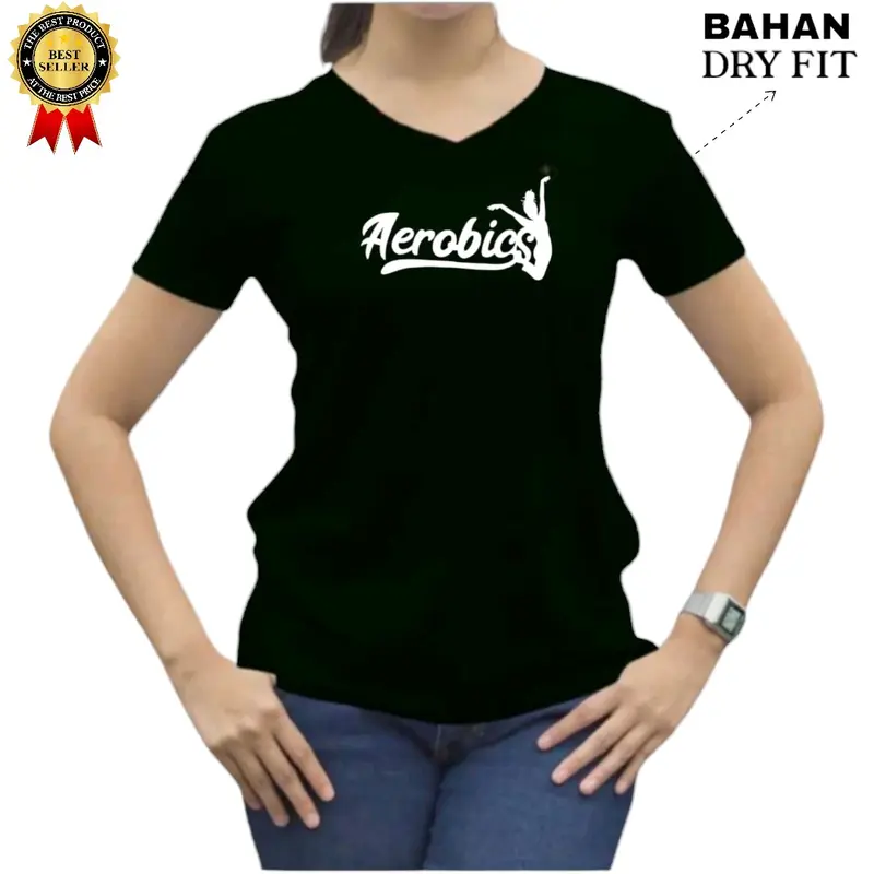 BAJU SENAM WANITA | BAJU YOGA WANITA | KAOS SENAM WANITA | KAOS OLAHRAGA WANITA Sport 1