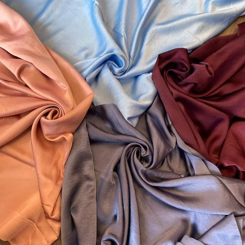 Kain Premium Maxmara Silk Polos /0,5m Satin Jilbab Satin Jilbab 0