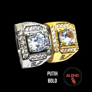 ALDHO96 Cincin Batu Akik Permata Terbaru Laki Laki