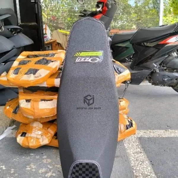 JOK MX KING 150 STANDART SASAK SAMPING OZZA RACING AMPLAS PASIR CATUR 3D - jok mx king road race standar sasak samping ozza racing amplas pasir anti licin 2