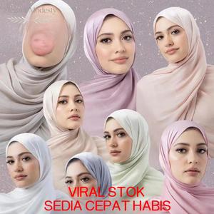 Tudung melayu, selendang chiffon, sari, sarung, selendang, songket, kain kasa kapas bersulam, hiasan reben, klasik dan elegan, kasual harian, untuk perempuan dan kanak-kanak.