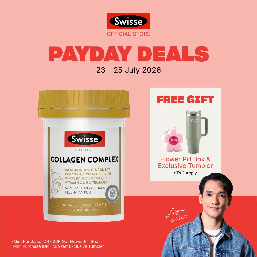 Swisse Ultiboost Collagen Complex - Suplemen Kolagen Vitamin C dan E
