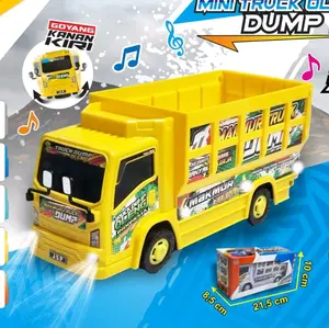 Mainan Viral Mobil Truk Oleng Dump Musik Random Terbaru/Jsp T04/T-24 Baterai lampu Toys