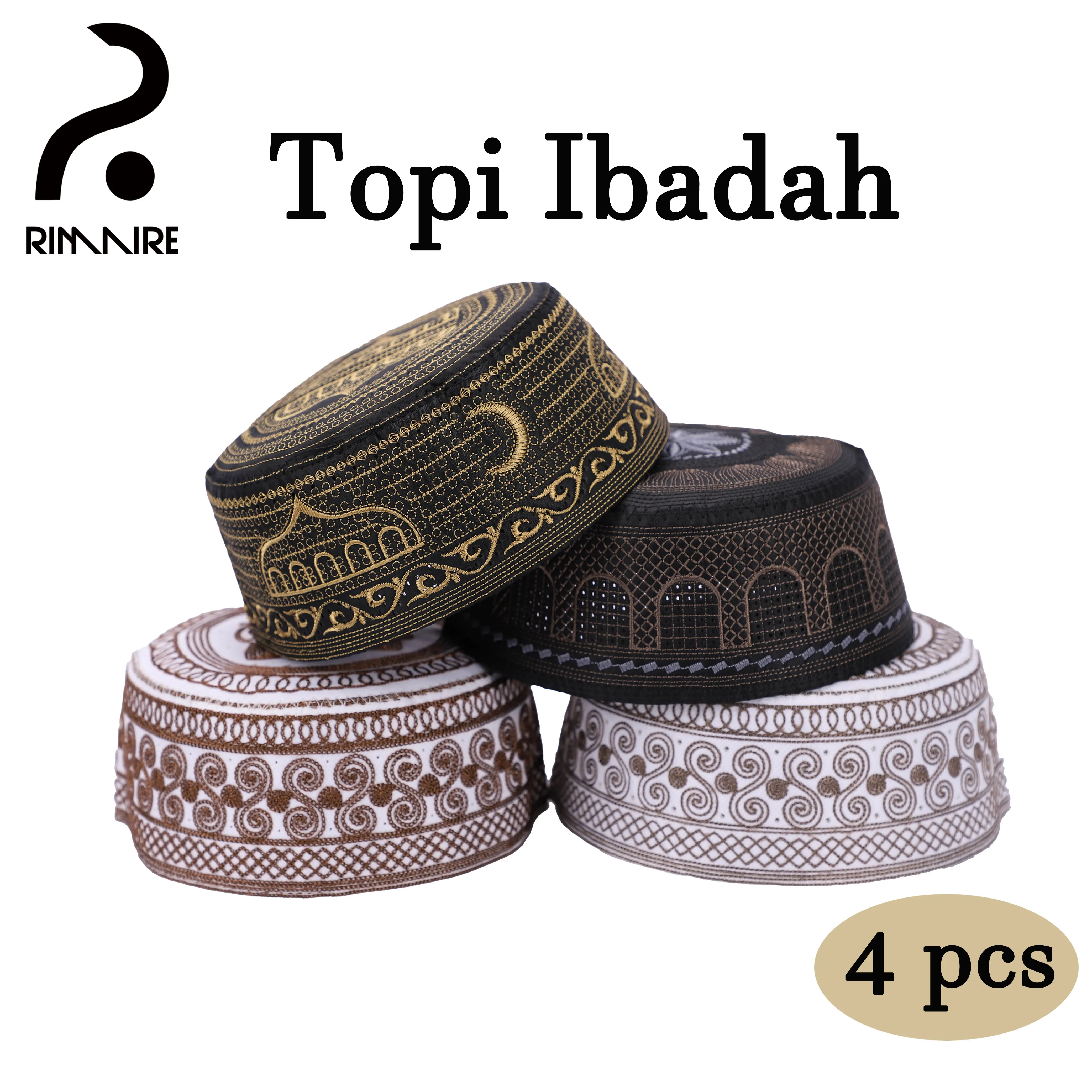 Muslim worship hat ethnic embroidery men's adult hat assortment