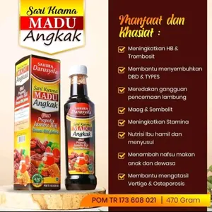 MADU ANGKAK DARUSYIFA 470GR BPOM ORIGINAL