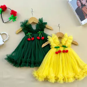 Dress Tutu Petit Bayi Dan Anak Cherry