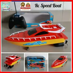 Mainan perahu RC boat racing remot control Anak Bergerak Kontrol Kapal