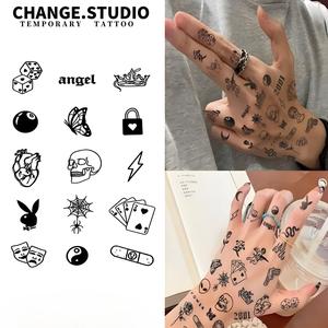 Chủ Đề Hình Xăm Ngón Tay Hình xăm tạm thời Kéo dài trong 15 ngày. Chống Thấm Nước Và Chống Chà Xát Hình xăm dán