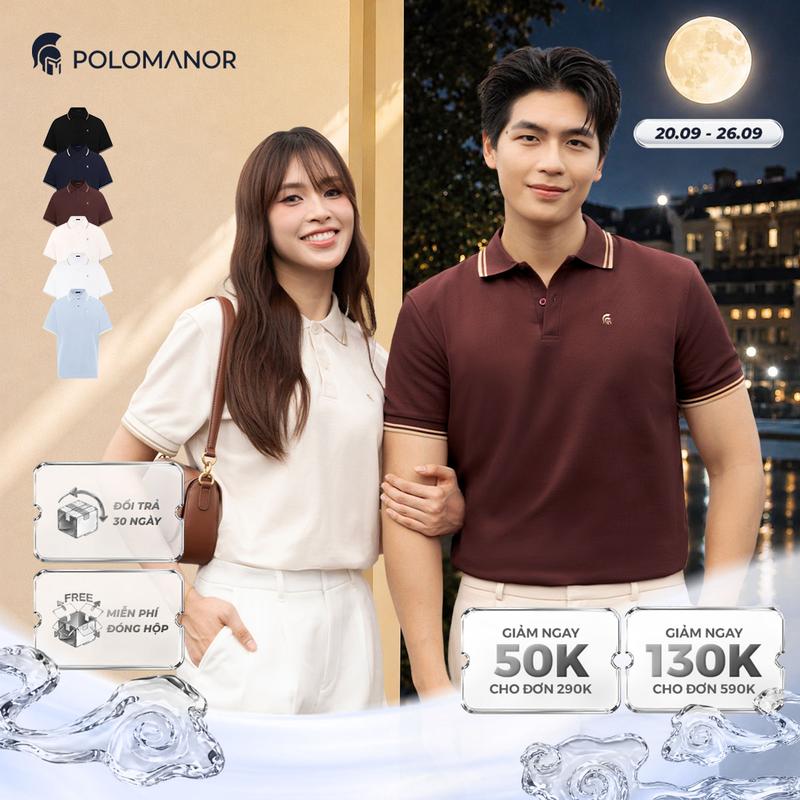 Áo polo nam cao cấp ICON DIAMOND, thiết kế phong cách và thanh lịch với vải CVC Diamond – POLOMANOR.,thông thường,maroon,áo polo,đơn giản hiện đại,đỏ và tím,thời trang thể thao,đen và xanh lá,đ,đen- xám,áo c,đồ,ấm,đa dạng,đi,aothunnam,coco