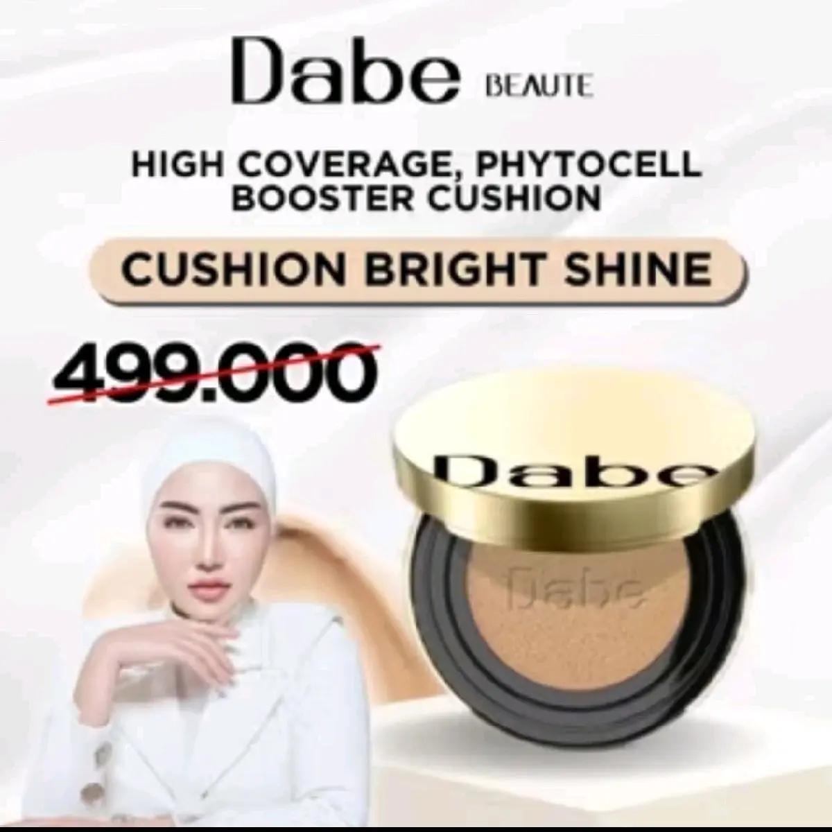 SIAP KIRIM !! NEW CUSHION BOOSTER DABE BEAUTE SPF 38 PAB+++ BRIGHT Waterproof