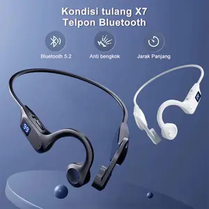 J7S Earbuds Bluetooth 5.0 Headset Wireless Ergonomis dengan Pembatalan Kebisingan Tingkat Lanjut & Masa Pakai Baterai 15 Jam untuk Olahraga Berenang i12-green open  run  pro  2 open  ear  earphone
