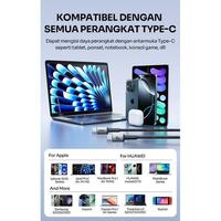 Gambar Robot RSCC30 Kabel Data Charger USB Type C to C Fast Charging 65W - Hitam dari MMCROXY Kota Administrasi Jakarta Pusat 5 Tokopedia