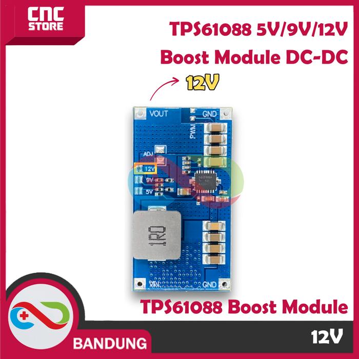 Sweech Power Jual TPS61088-5V/9V/12V boost module DC-DC switching power supply high ...
