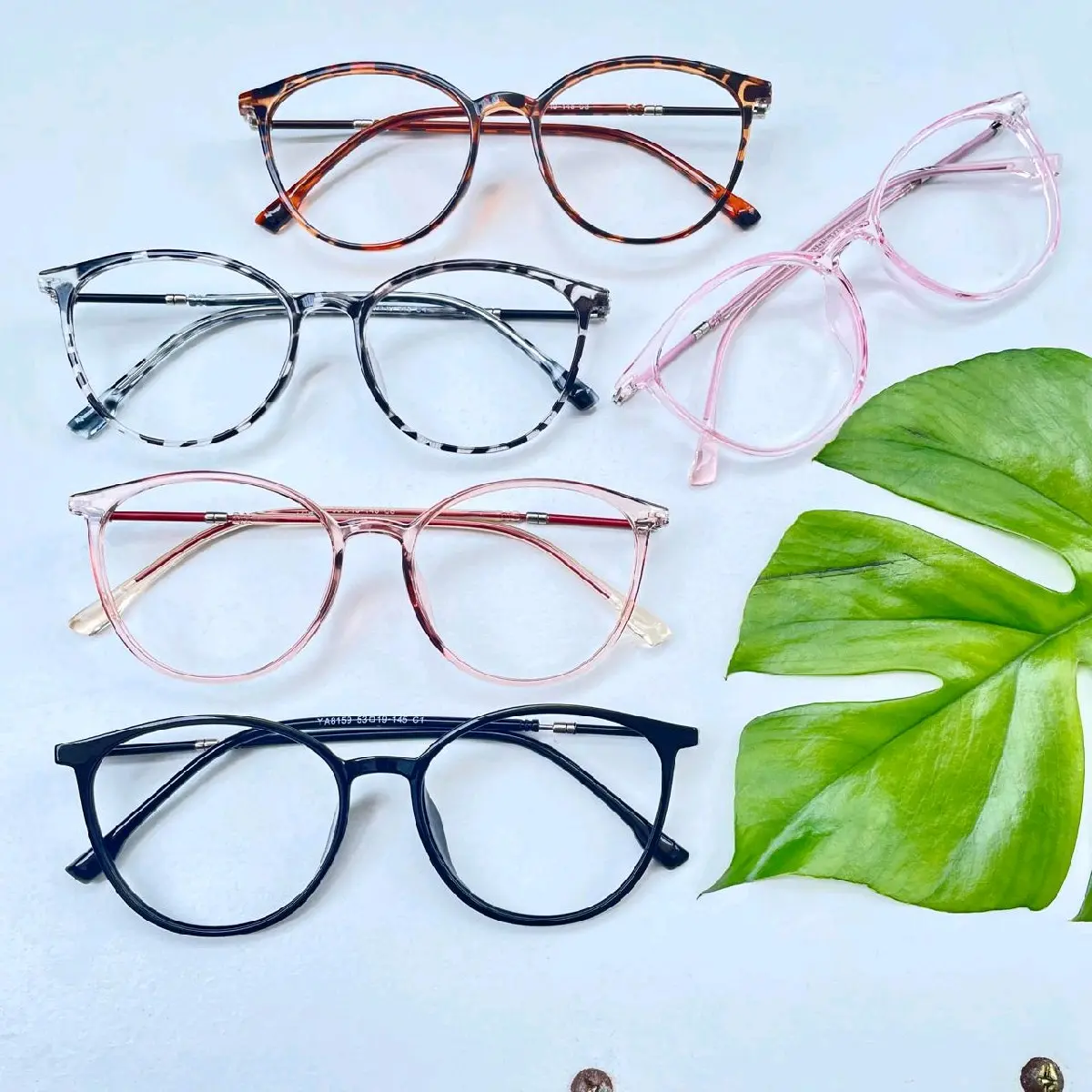 Beli 1 Gratis 1Kacamata Photocromic AR8159 frame ringan dan lentur.lensa Antiradiasi Blueray Bluecromic Lensa Normal Dan Minus Eyewear Glasses