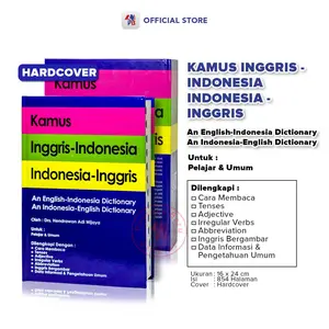 Kamus Bahasa Inggris / Kamus Inggris - Indonesia / Indonesia - Inggris Hard Cover / Hendrawan / Pustaka Baru Press - PB