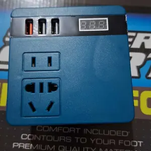 Inverter 21v ke 220V 100W - 3 USB Baterai Makita soket konverter daya multifungsi Pengisi daya cepat