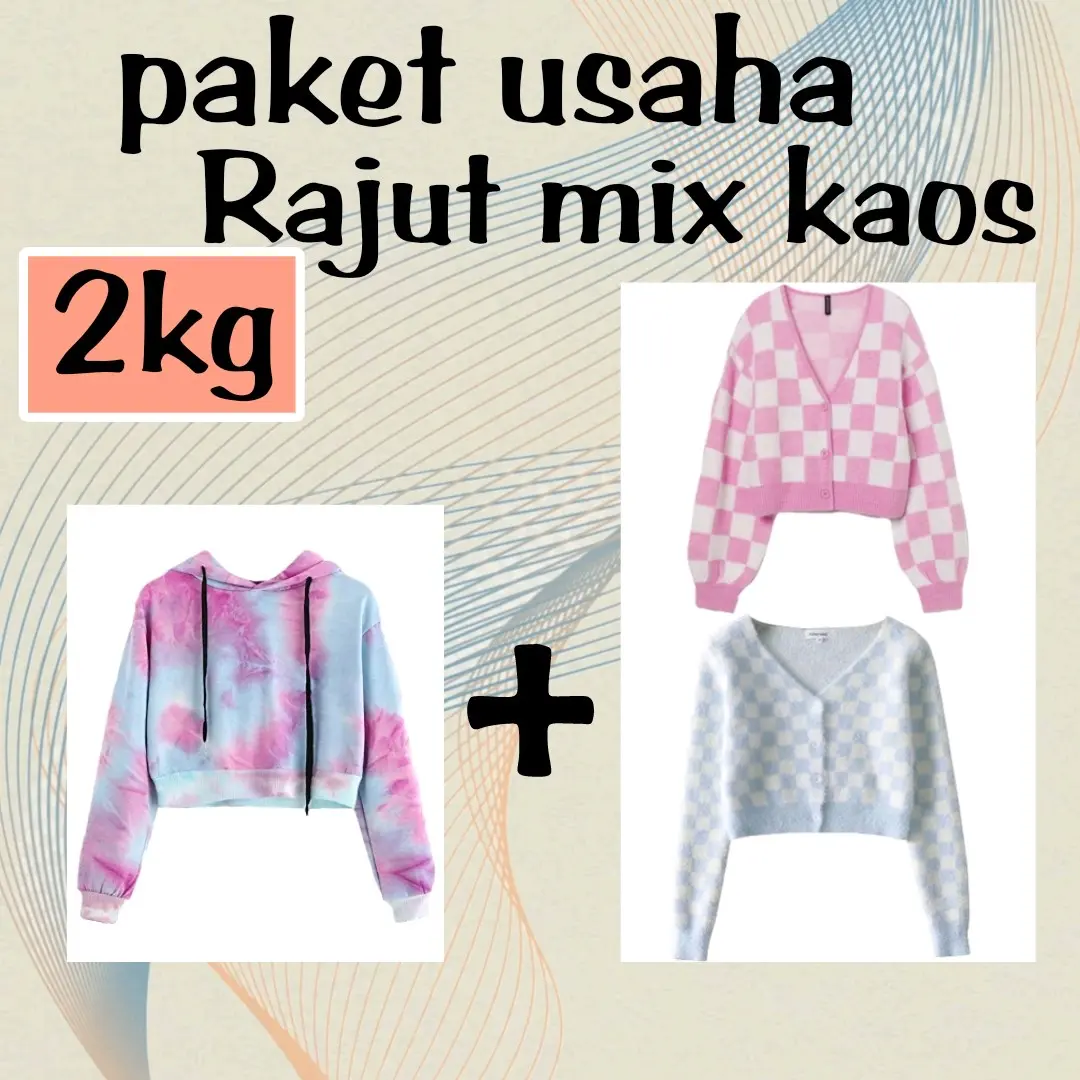 paket usaha rajut mix kaos 2 kg isi 6-10 pcs, rajut tebal, rajut tipis, kaos lengan panjang, kaos lengan pendek, rajut wanita murah, kaos wanita murah, Knitwear, Cardigan, baju katun, baju rajut, COD