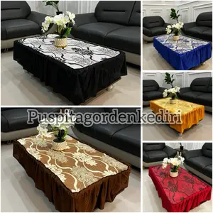 Taplak meja motif CANTIK MEWAH / taplak meja bahan premium / taplak meja tamu