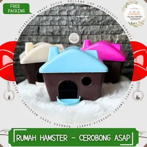 RUMAH CORONG HAMSTER Nest Box Hamster Tempat Tidur Hamster Model Corong