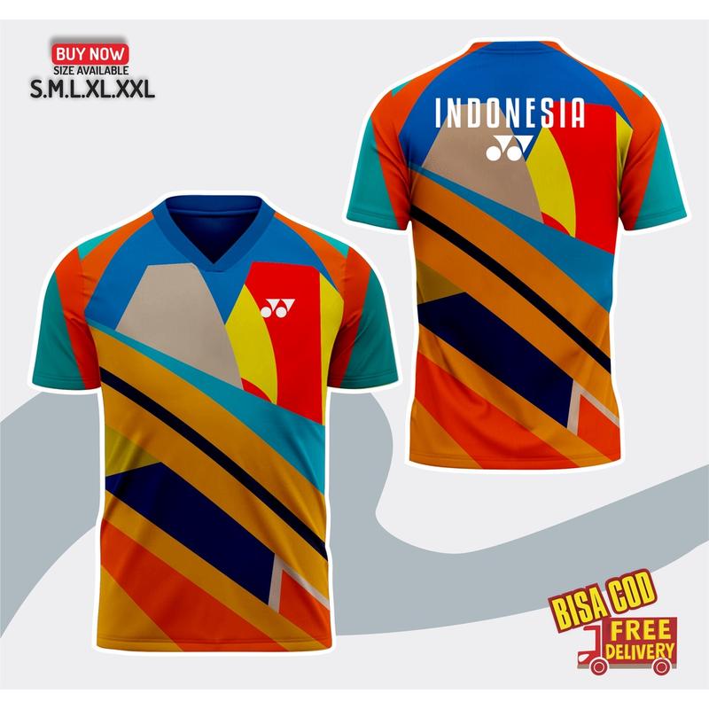 JERSEY KAOS BADMINTON BULUTANGKIS - BISA CUSTOM NAMA DAN LOGO PRIA DAN WANITA FULL PRINTING BIG SELLER 0