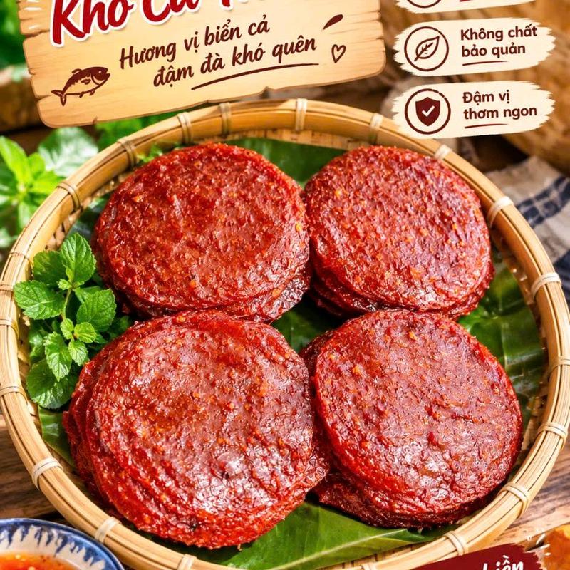 KHÔ CÁ THU ĐỎ VỊ MẶN NGỌT DÙNG THỬ ( 100G )