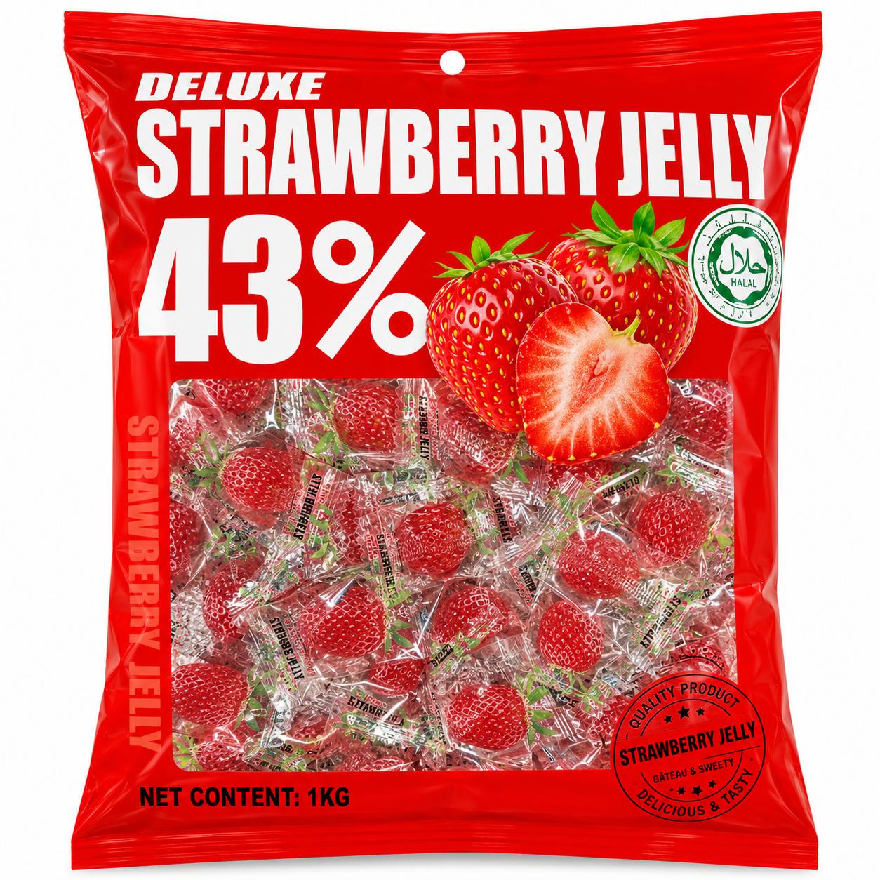 GUMMY DE FRUTAS 43% suco da Fruta | Balas Jelly Veggie 7 SABORES